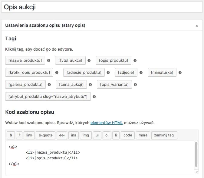 Jak zrobić aukcję na Allegro w HTML i uniknąć błędów formatowania opisu