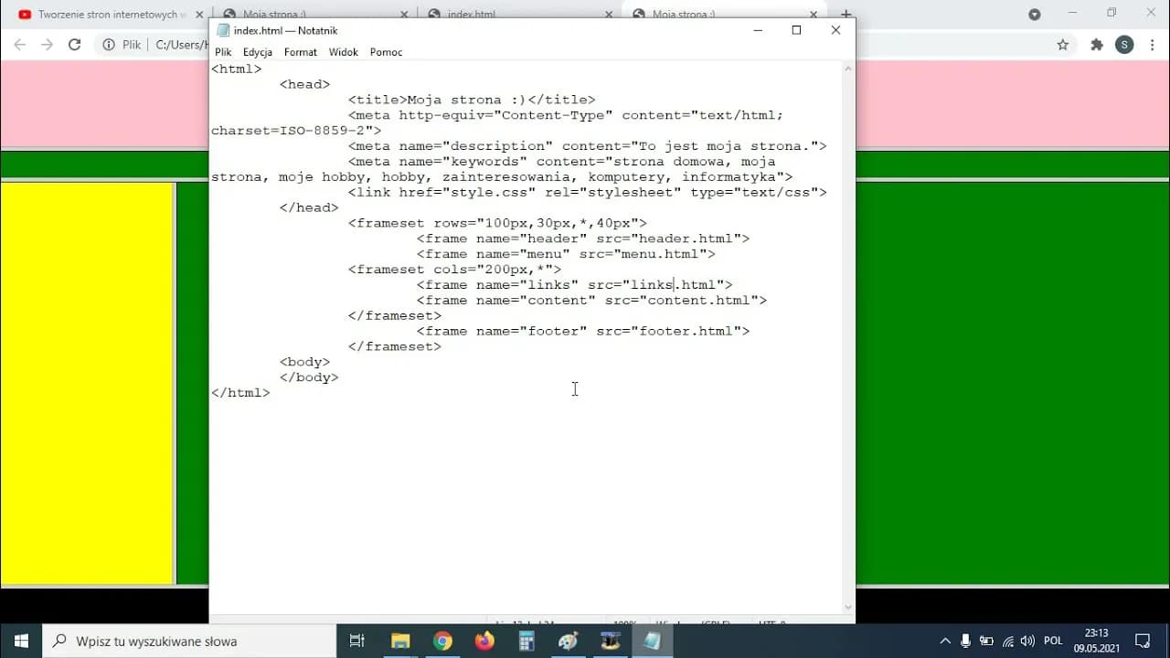 Jak zrobić stronę HTML na informatykę – prosty poradnik dla uczniów krok po kroku
